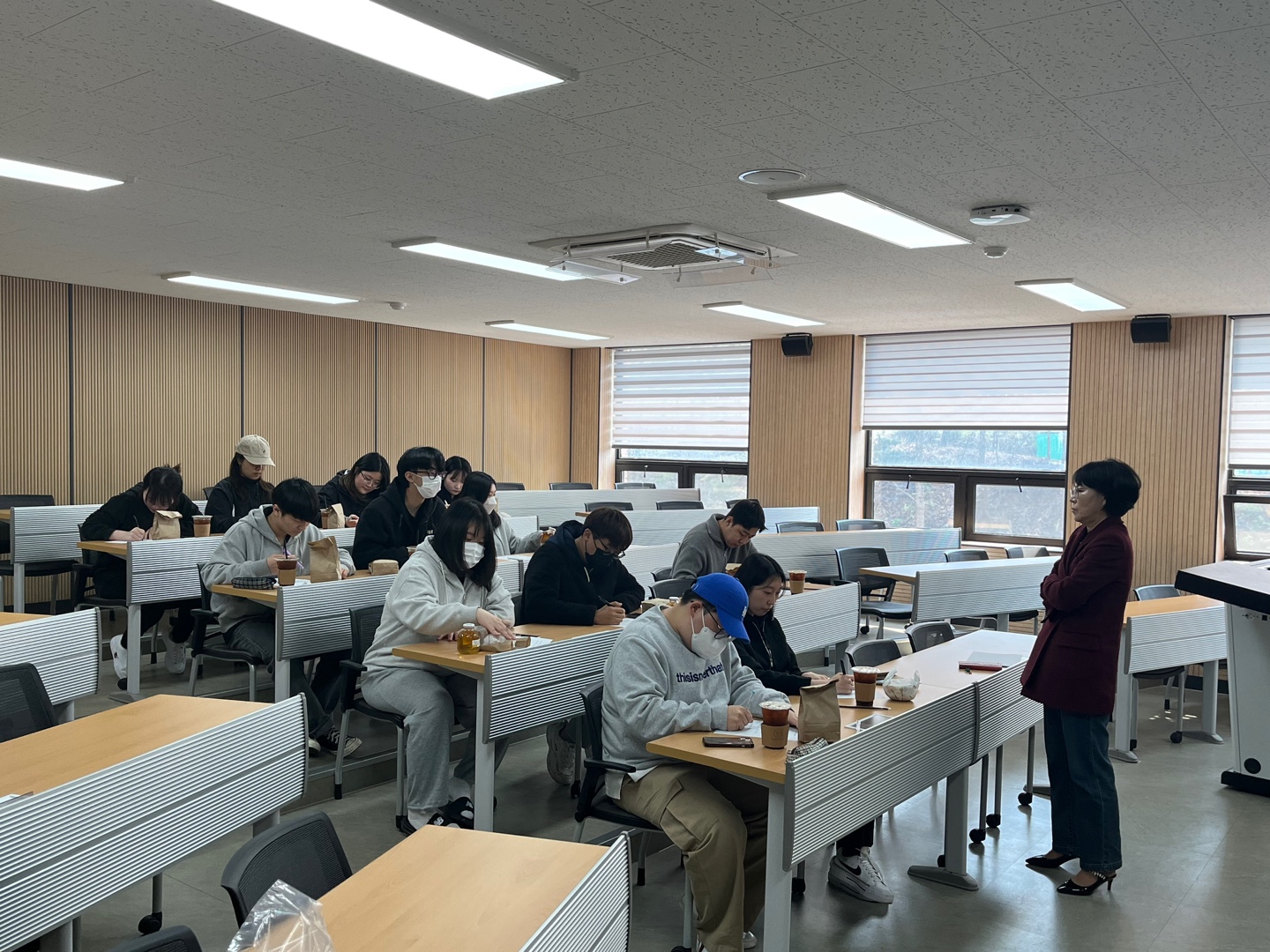 'Lunch with Students' 프로그램 진행