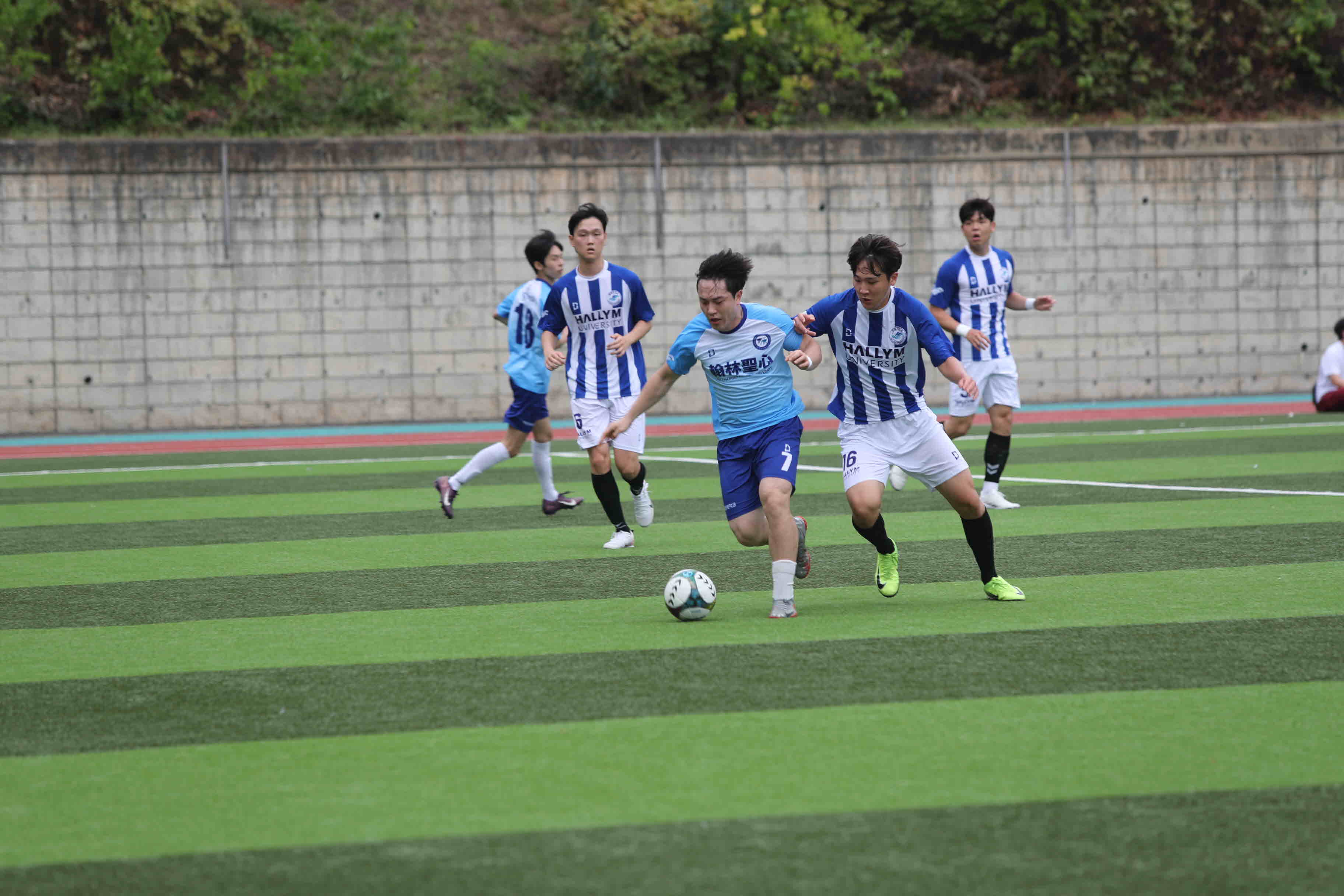 한림성심대학교 축구 2위
