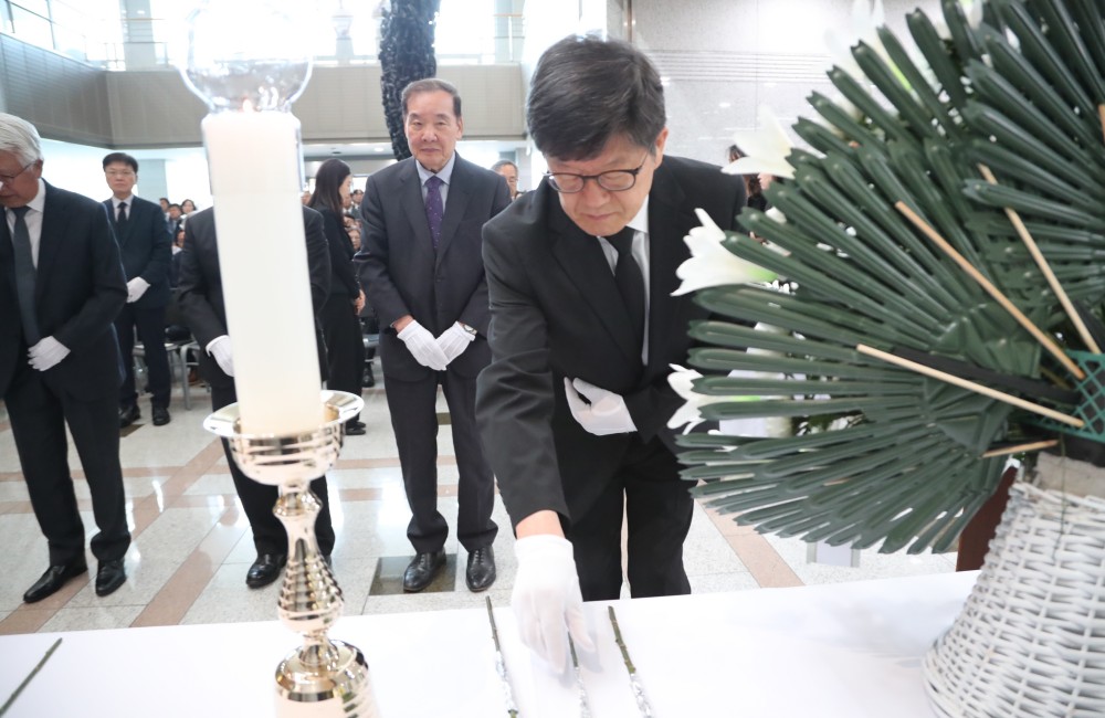 학교법인일송학원 제2대 윤대원 이사장 제2주기 추도식