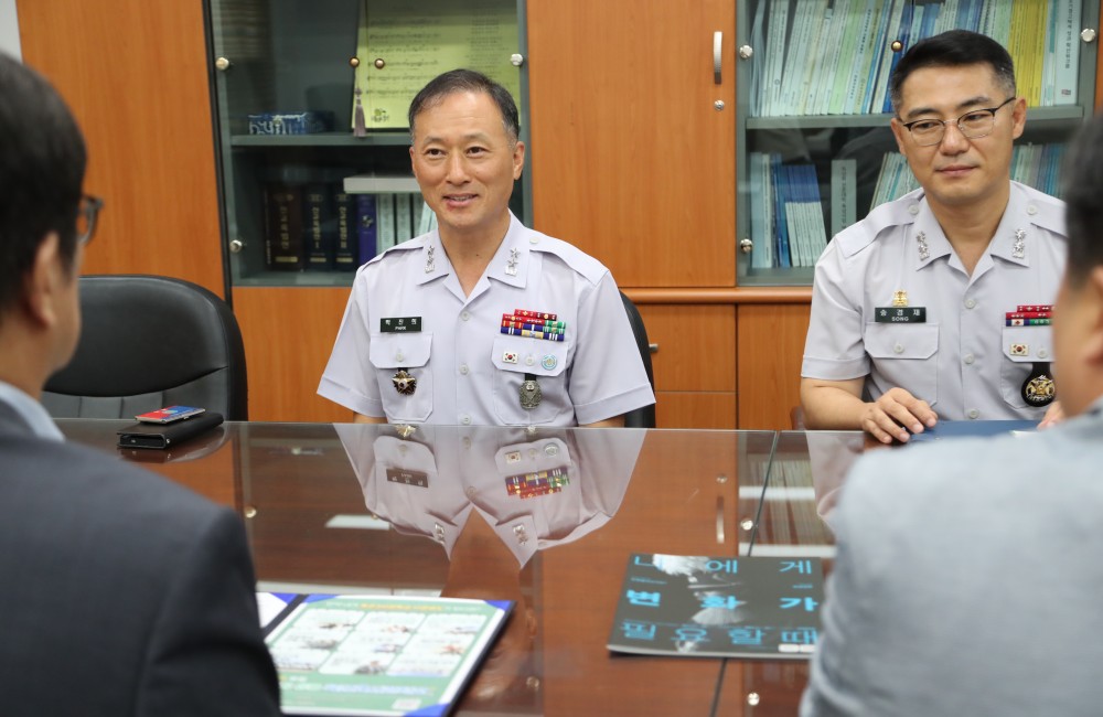 육군3사관학교장 방문 협의