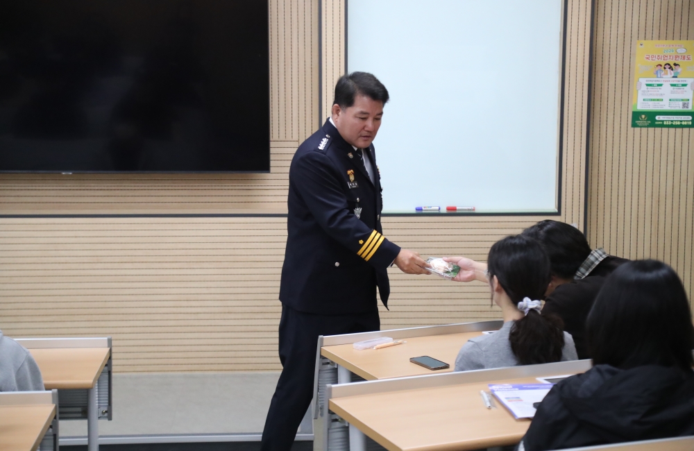 한림성심대학교 졸업생에서 경찰서장으로... 후배들에게 전한 진로 조언