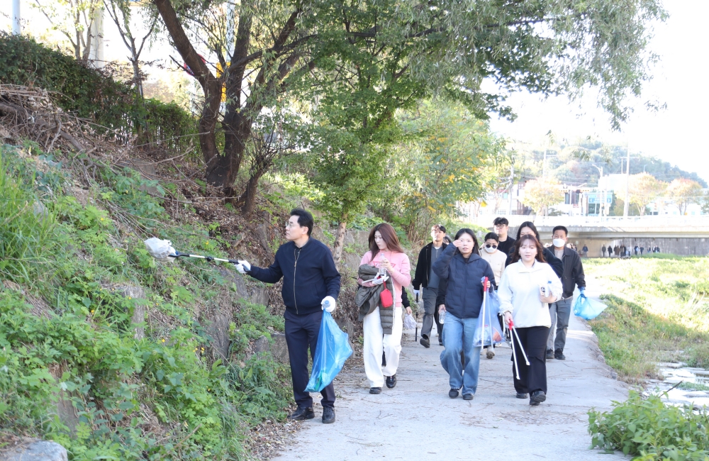 한림대학교의료원「WERUN WE路」 캠페인 동참… 지역 환경 보호 실천