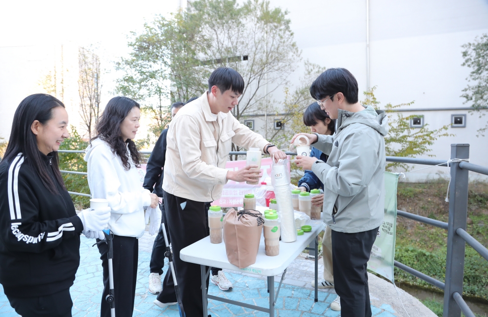 한림대학교의료원「WERUN WE路」 캠페인 동참… 지역 환경 보호 실천