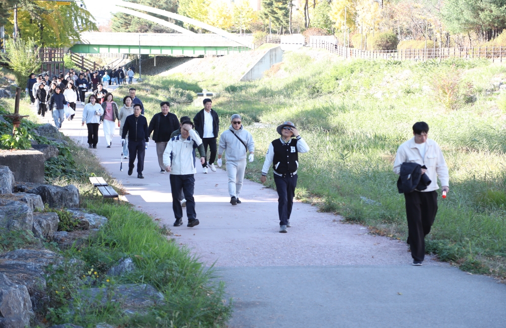 한림대학교의료원「WERUN WE路」 캠페인 동참… 지역 환경 보호 실천