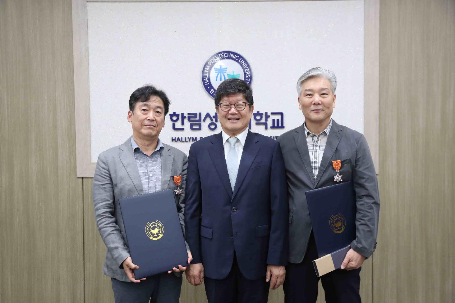 산업보건환경과 김태식, 이용석 교수