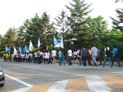 한림성심인 촛불을 밝히다. 1